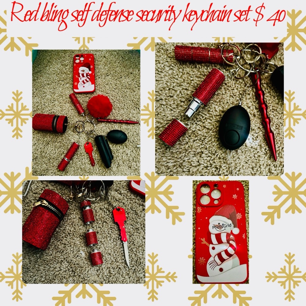 Christmas gift Self defense tactical keychain set